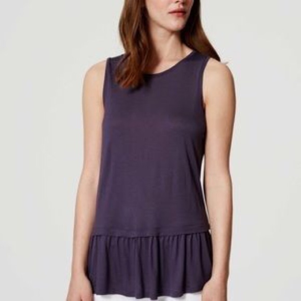 NWT Green Ruffle Tank - Picture 2 of 5